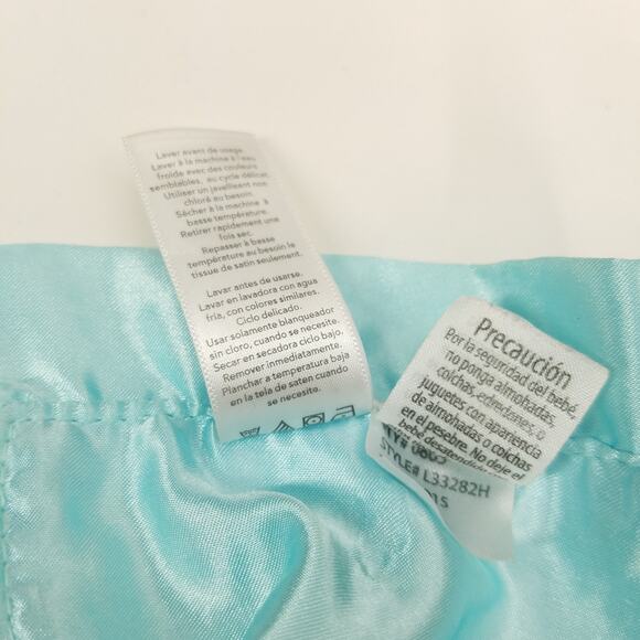 Carters Lovey Aqua Pink Mouse Plush Satin Trim Stuffed Security Blanket Lovie - Picture 6 of 7